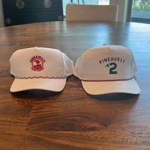 Brand new Imperial golf hats. Pinehurst and Pebble Beach